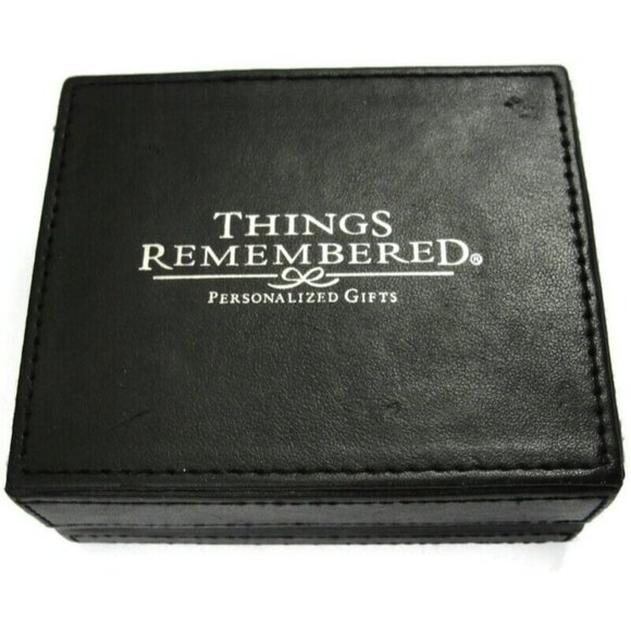 "ICH" Initials Vintage Money Clip Things Remembered Men Wallet ID - Picture 10 of 13